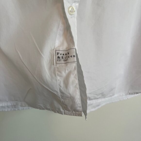 Womens  Frank and Eileen "Joedy" Long sleeve white button down shirt  - size Lar - Picture 3 of 3